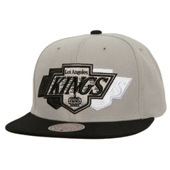Los Angeles Kings Mitchell & Ness Soul Triple Up Snapback Hat - Gray - NHL