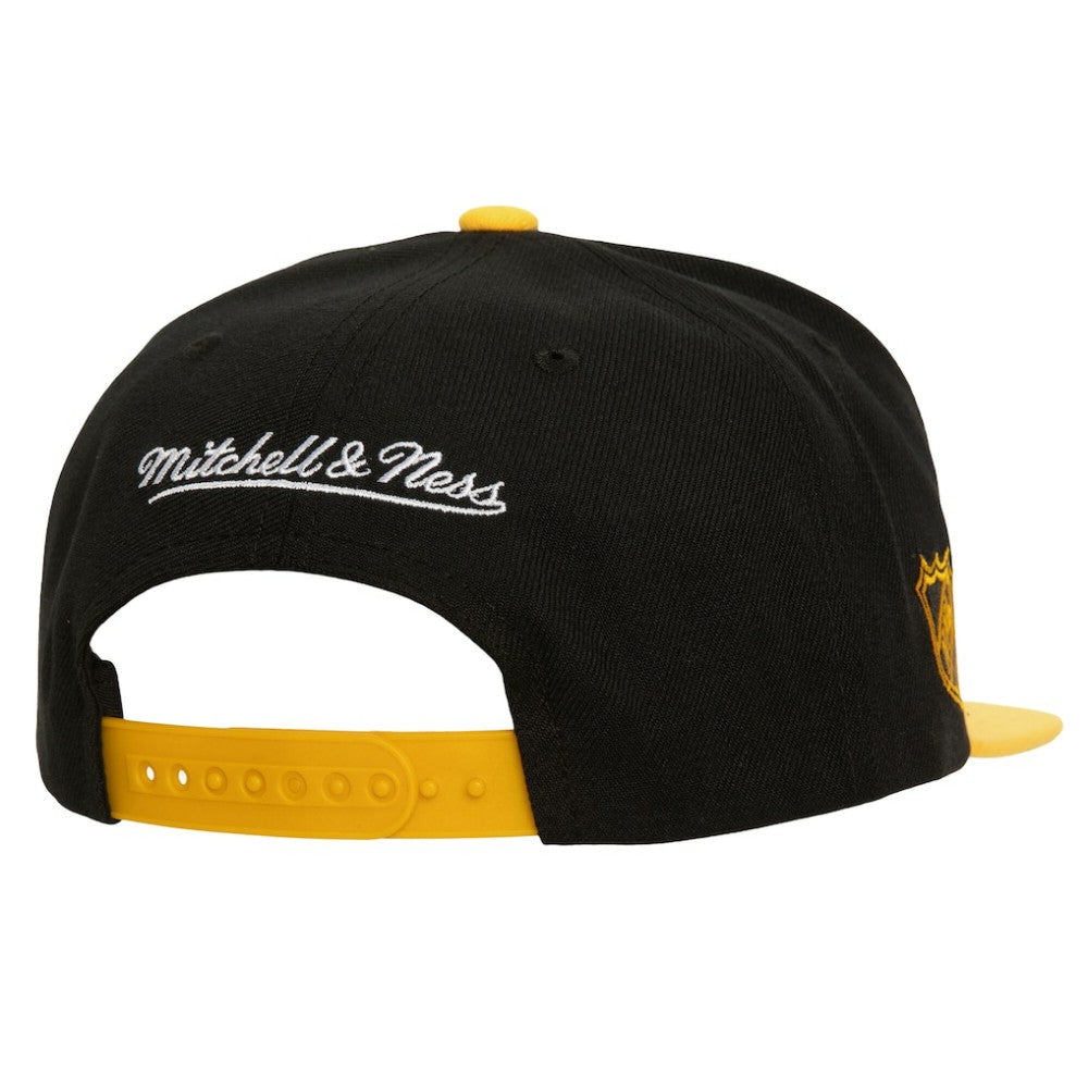 Boston Bruins Mitchell & Ness Soul Triple Up Snapback Hat - Black - NHL