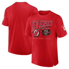 New Jersey Devils Fanatics Decades Collection Made To Last T-Shirt - Red - NHL