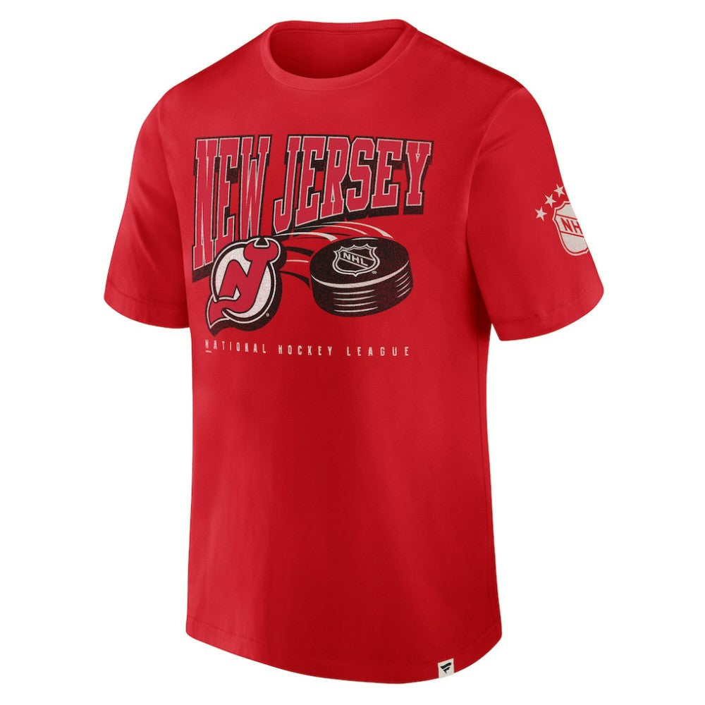 New Jersey Devils Fanatics Decades Collection Made To Last T-Shirt - Red - NHL