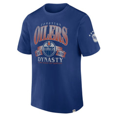 Edmonton Oilers Fanatics Decades Collection Made To Last T-Shirt - Blue - NHL