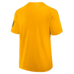 Boston Bruins Fanatics Decades Collection Made To Last T-Shirt - Yellow - NHL