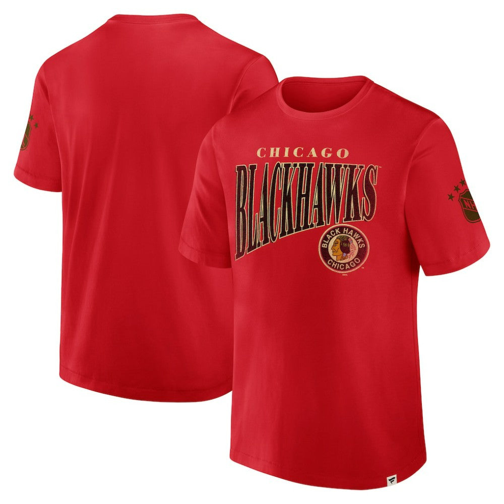 Chicago Blackhawks Fanatics Decades Collection Made To Last T-Shirt - Red - NHL