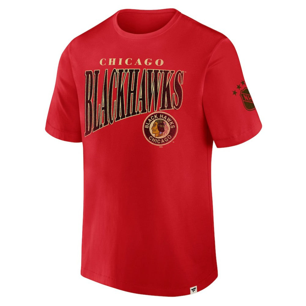 Chicago Blackhawks Fanatics Decades Collection Made To Last T-Shirt - Red - NHL