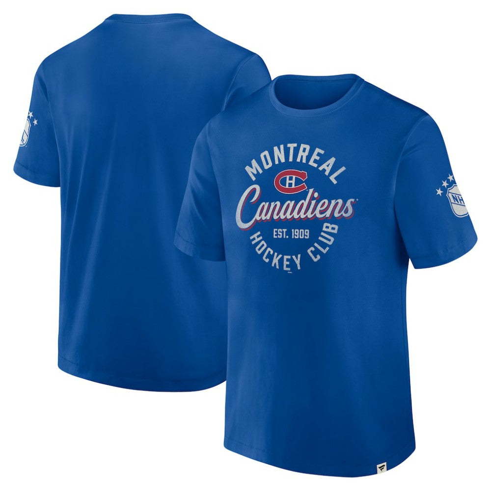 Montreal Canadiens Fanatics Decades Collection Made To Last T-Shirt - Royal - NHL