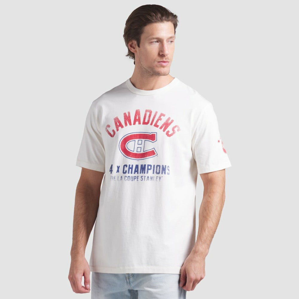 Montreal Canadiens Fanatics Decades Collection Timeless T-Shirt - White - NHL