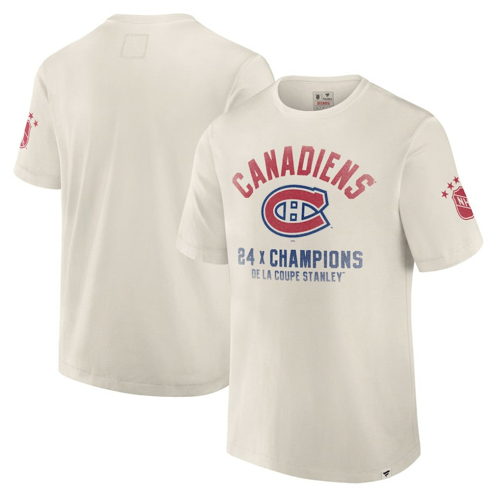 Montreal Canadiens Fanatics Decades Collection Timeless T-Shirt - White - NHL