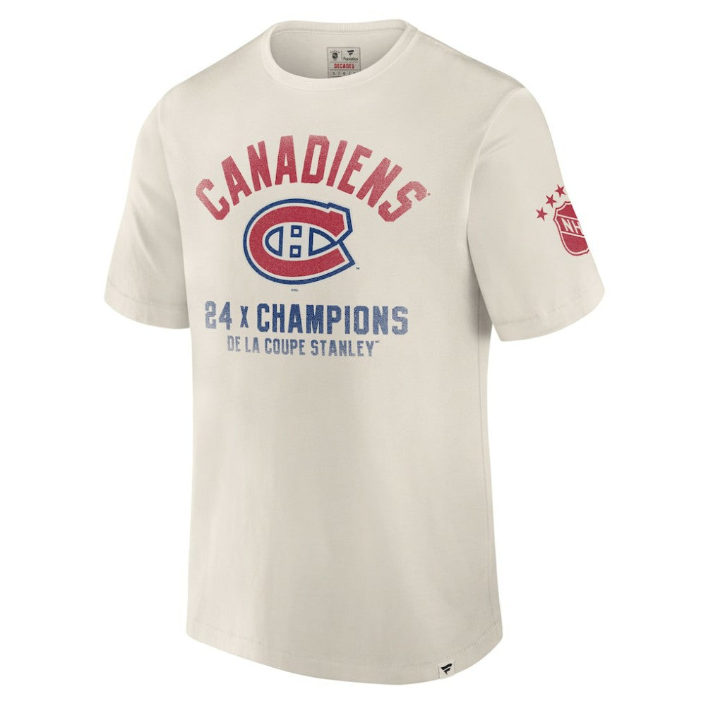 Montreal Canadiens Fanatics Decades Collection Timeless T-Shirt - White - NHL