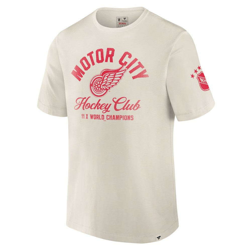 Detroit Red Wings Fanatics Decades Collection Timeless T-Shirt - White - NHL