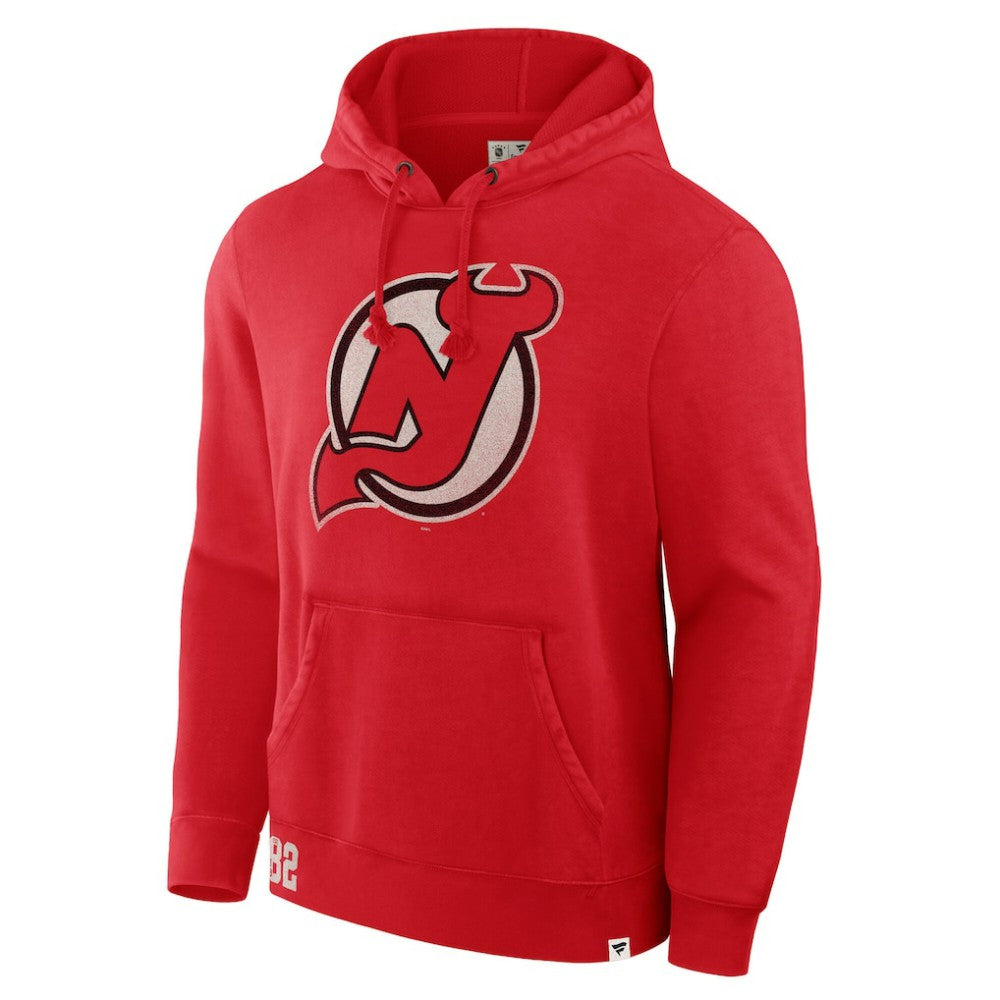 New Jersey Devils Fanatics Decades Collection Tradition Hoodie - Red - NHL