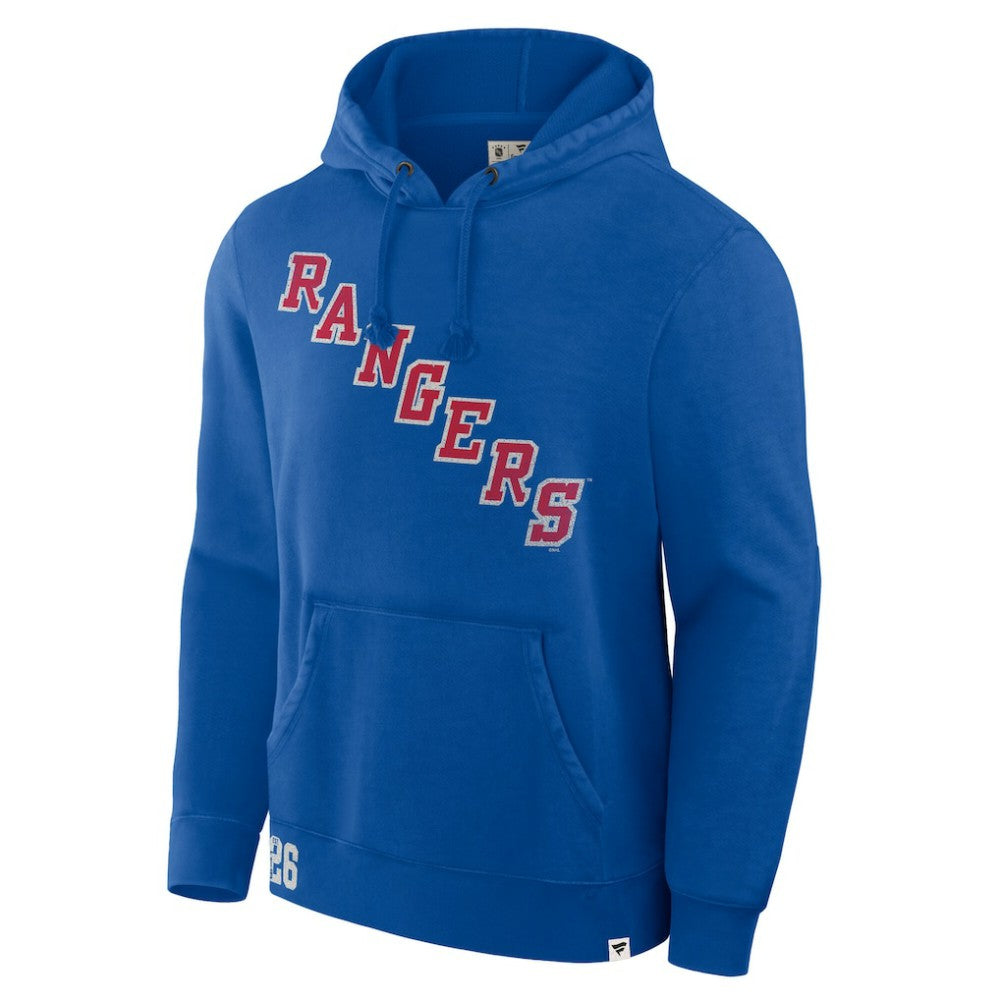 New York Rangers Fanatics Decades Collection Tradition Hoodie - Blue - NHL