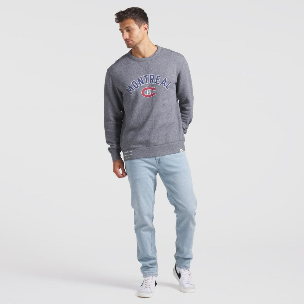 Montreal Canadiens Fanatics Decades Collection Legendary Fleece Pullover Sweatshirt - Heather Gray - NHL