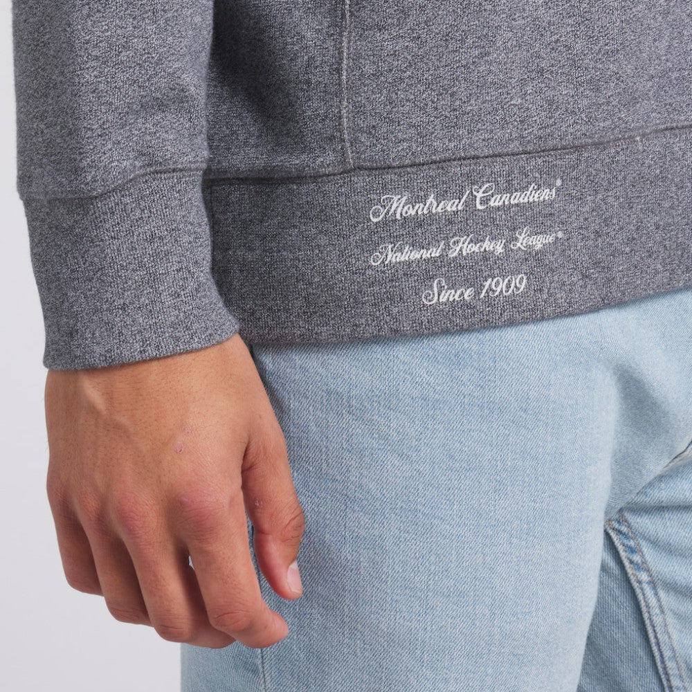 Montreal Canadiens Fanatics Decades Collection Legendary Fleece Pullover Sweatshirt - Heather Gray - NHL