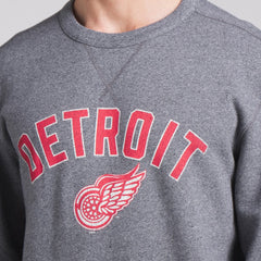 Detroit Red Wings Fanatics Decades Collection Legendary Fleece Pullover Sweatshirt - Heather Gray - NHL