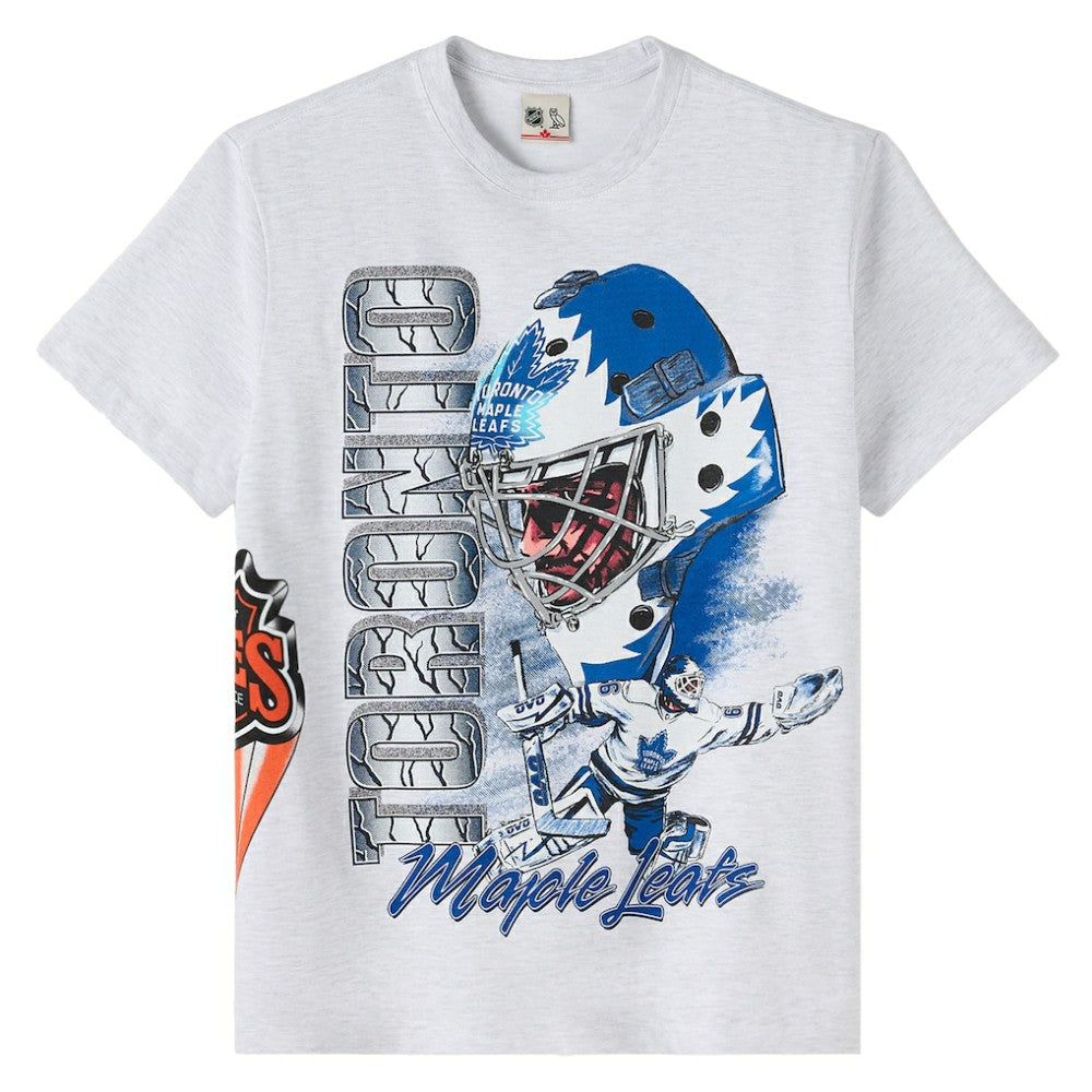 Toronto Maple Leafs OVO x NHL Retro T-Shirt - Heather Gray - NHL