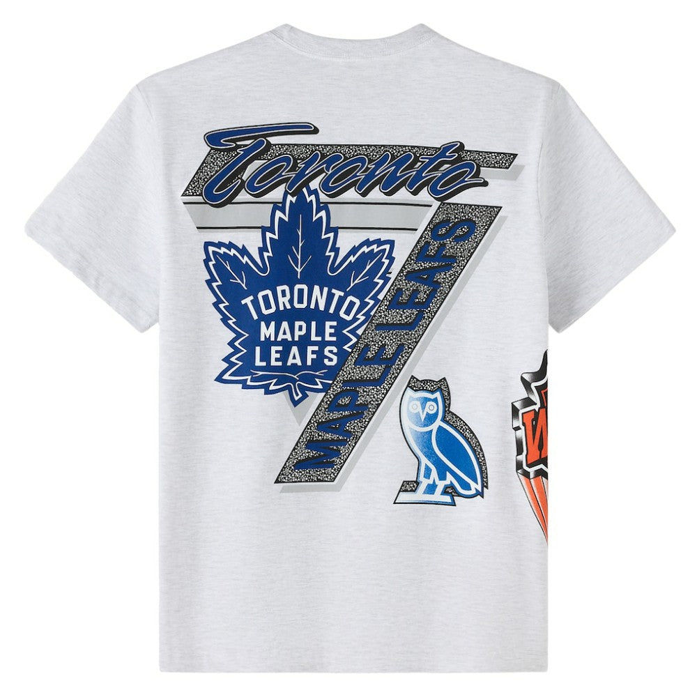 Toronto Maple Leafs OVO x NHL Retro T-Shirt - Heather Gray - NHL