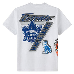 Toronto Maple Leafs OVO x NHL Retro T-Shirt - Heather Gray - NHL