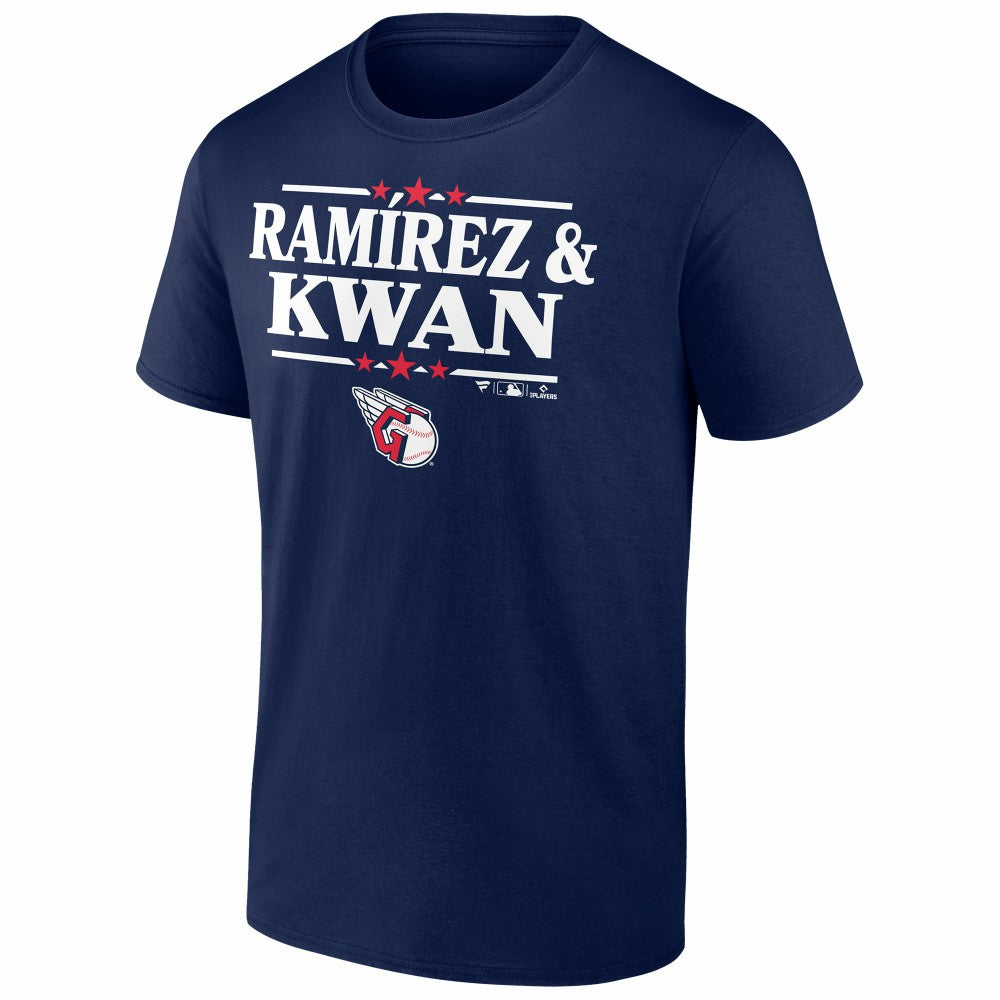 Jose Ramirez & Steven Kwan Cleveland Guardians Election Player T-Shirt - MLB