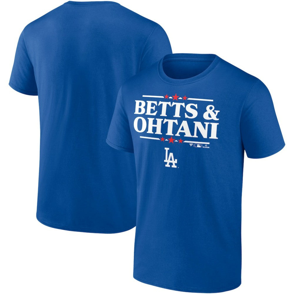 Mookie Betts & Shohei Ohtani Los Angeles Dodgers Election Player T-Shirt - MLB