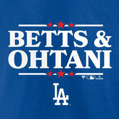 Mookie Betts & Shohei Ohtani Los Angeles Dodgers Election Player T-Shirt - MLB