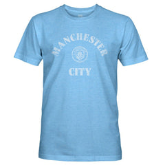 Manchester City 1863FC Team Arch Retro Tri-Blend T-Shirt Sky Blue - FIFA World CUP