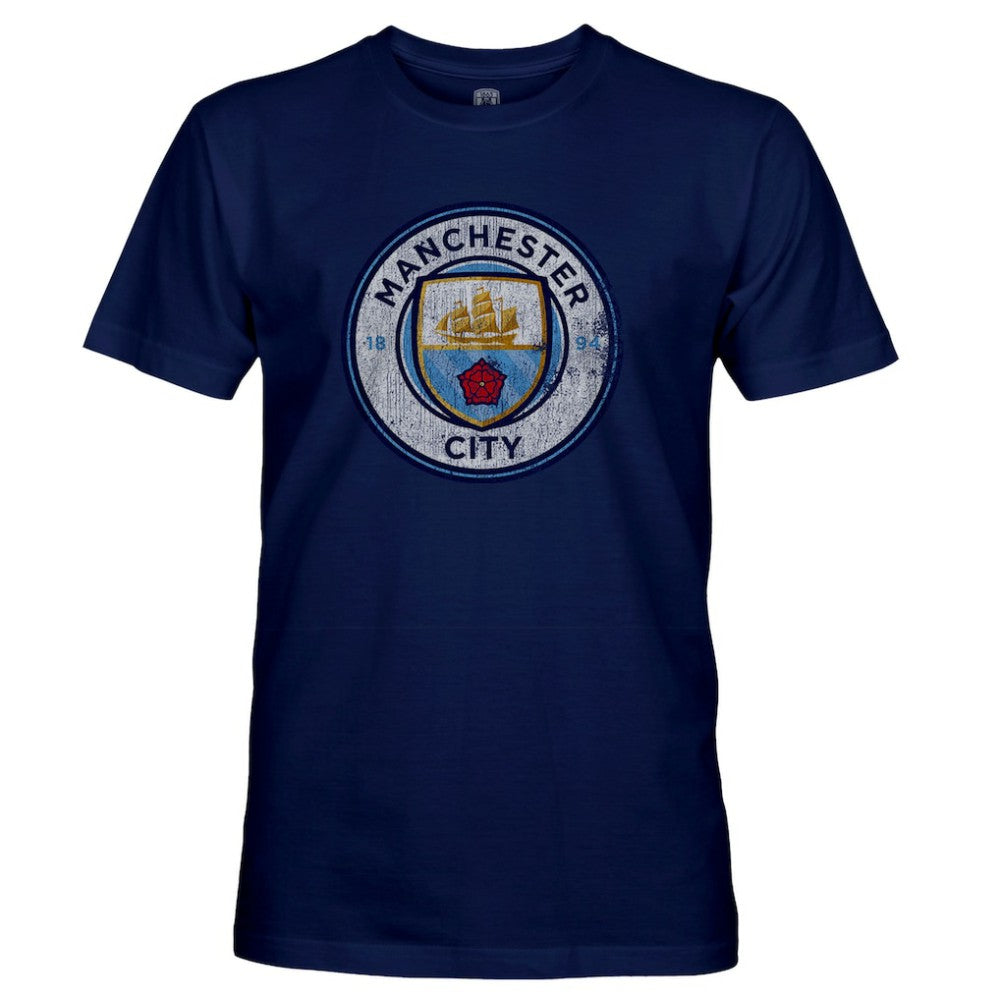 Manchester City 1863FC Badge T-Shirt Navy - FIFA World CUP