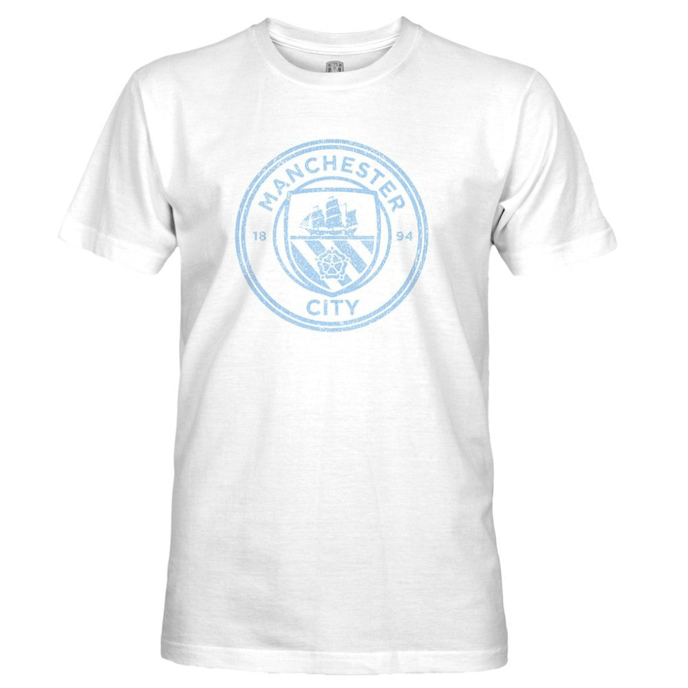 Manchester City 1863FC Mono Badge T-Shirt White - FIFA World CUP