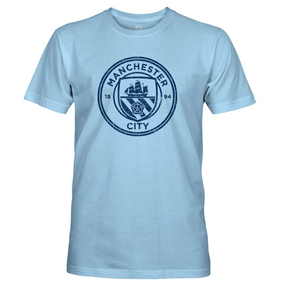 Manchester City 1863FC Mono Badge T-Shirt Sky Blue - FIFA World CUP