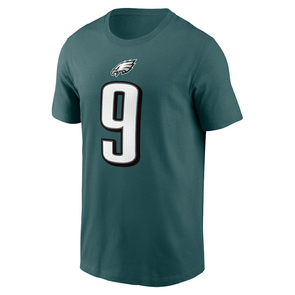 Nick Foles Philadelphia Eagles Retired Player Name & Number T-Shirt Midnight Green | Nike for Sale