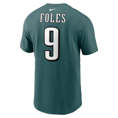 Nick Foles Philadelphia Eagles Retired Player Name & Number T-Shirt Midnight Green | Nike for Sale