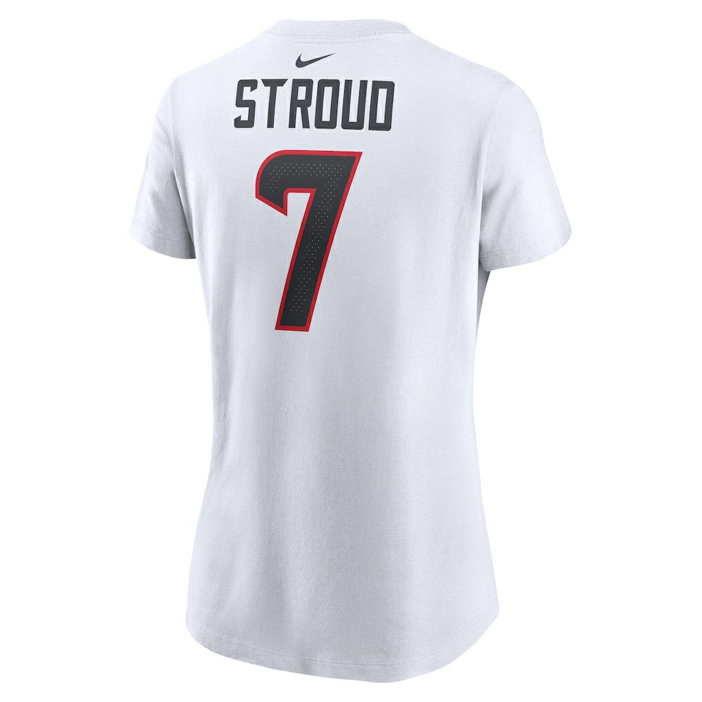 C.J. Stroud Houston Texans Women's Player Name & Number T-Shirt White | Nike for Sale