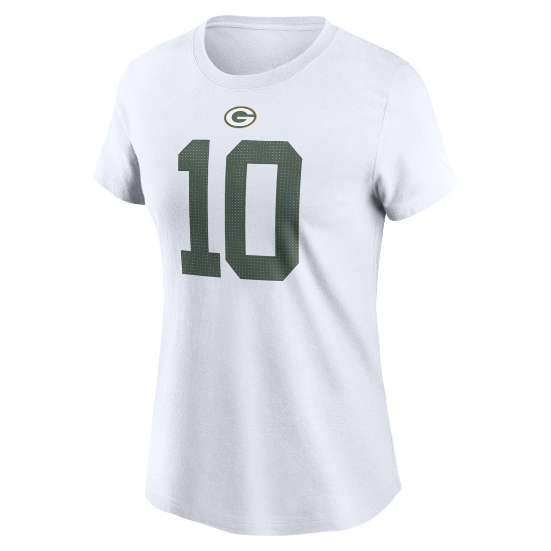 Jordan Love Green Bay Packers Women's Player Name & Number T-Shirt White | Nike for Sale