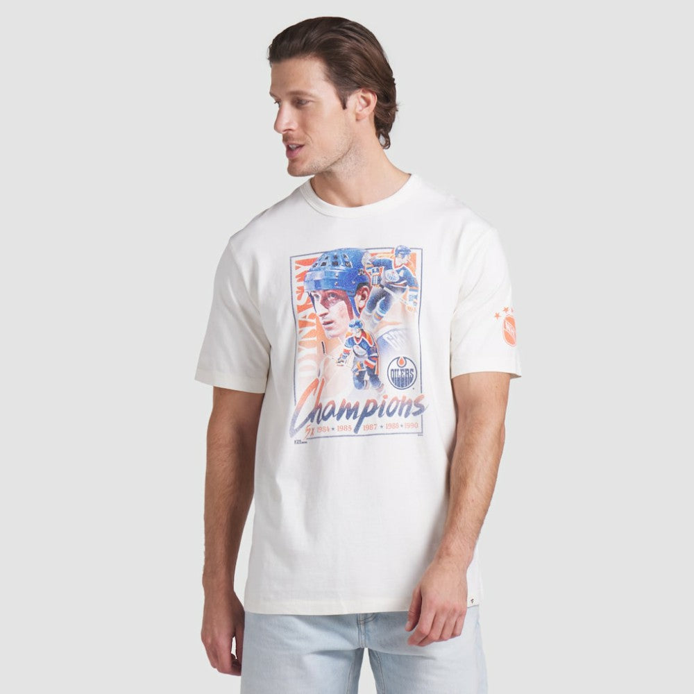 Edmonton Oilers Fanatics Decades Collection Timeless T-Shirt - White - NHL
