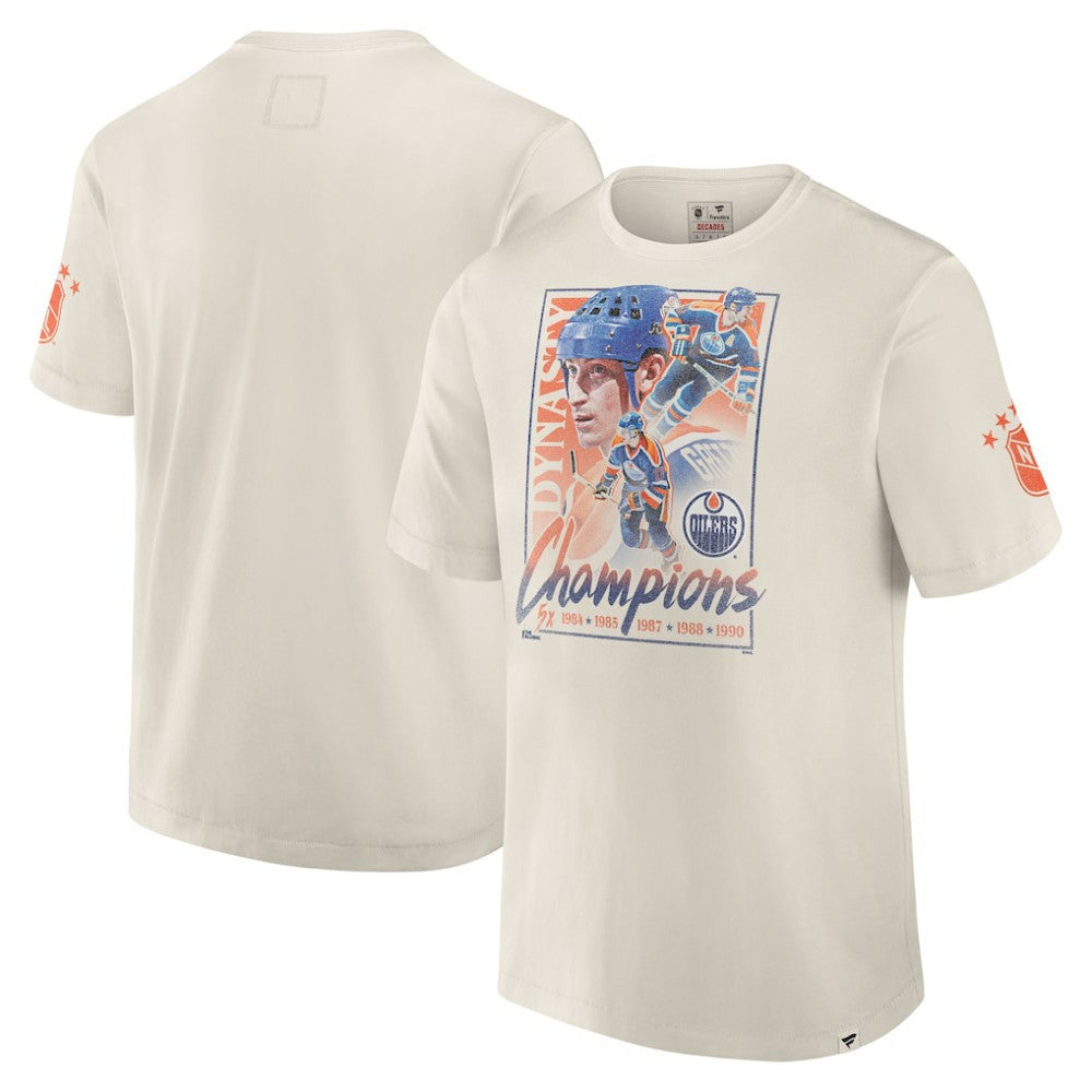 Edmonton Oilers Fanatics Decades Collection Timeless T-Shirt - White - NHL
