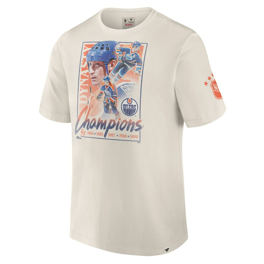Edmonton Oilers Fanatics Decades Collection Timeless T-Shirt - White - NHL