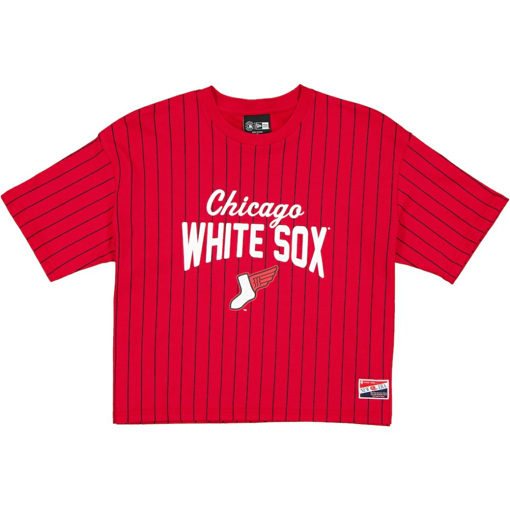 Chicago White Sox New Era Women's 2025 City Connect Pinstripe T-Shirt - MLB