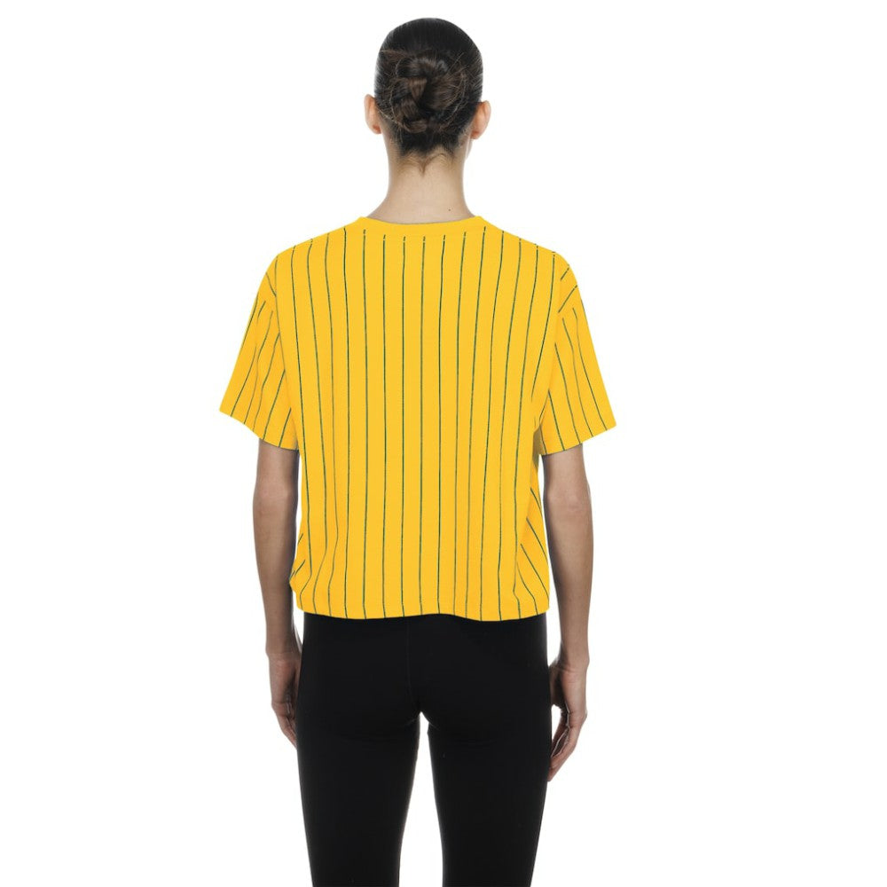 Boston Red Sox New Era Women's 2025 City Connect Pinstripe T-Shirt - MLB