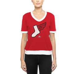 Chicago White Sox New Era Women's 2025 City Connect Rhinestone V-Neck T-Shirt - MLB