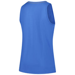 Detroit Lions Logo Athletic Women's Plus Size Stellar Win V-Neck Tank Top Blue | NFL