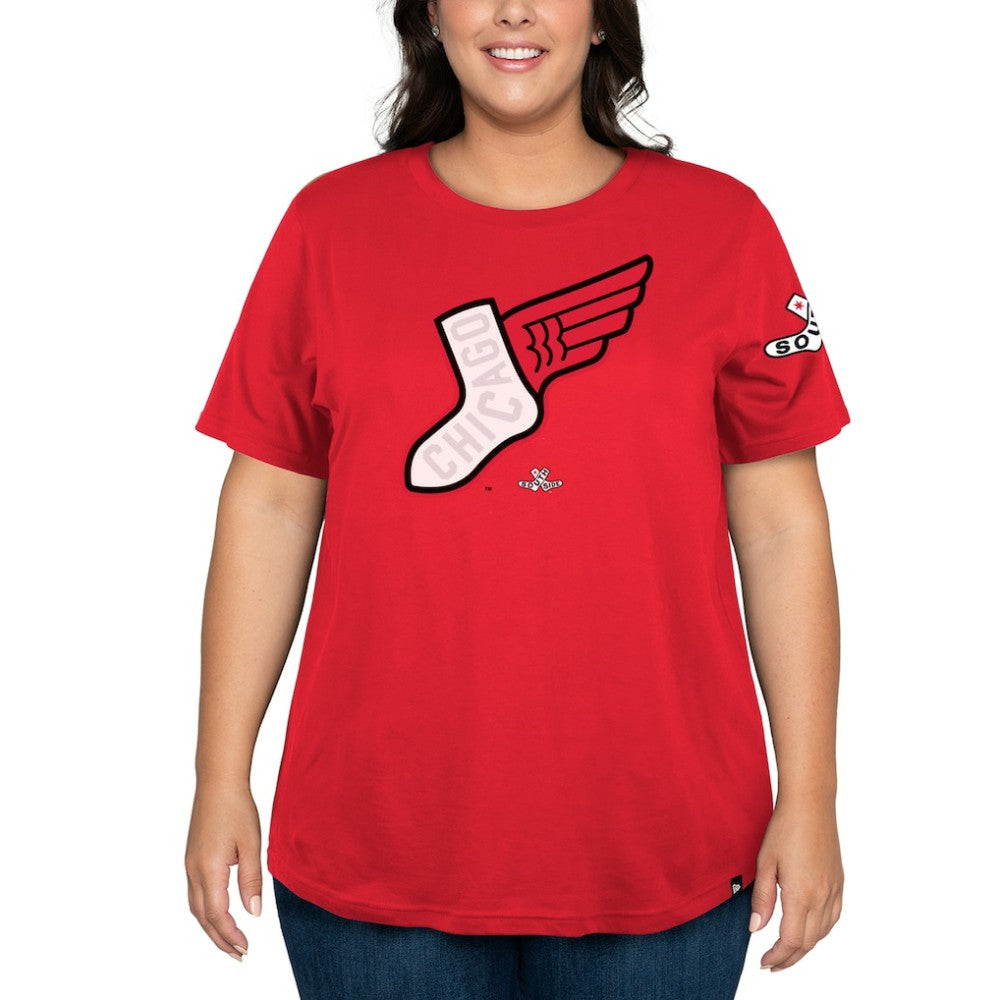 Chicago White Sox New Era Women's 2025 City Connect Plus Size T-Shirt - MLB