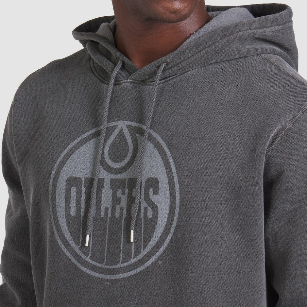 Edmonton Oilers Fanatics Made in Canada Pullover Hoodie - Black - NHL