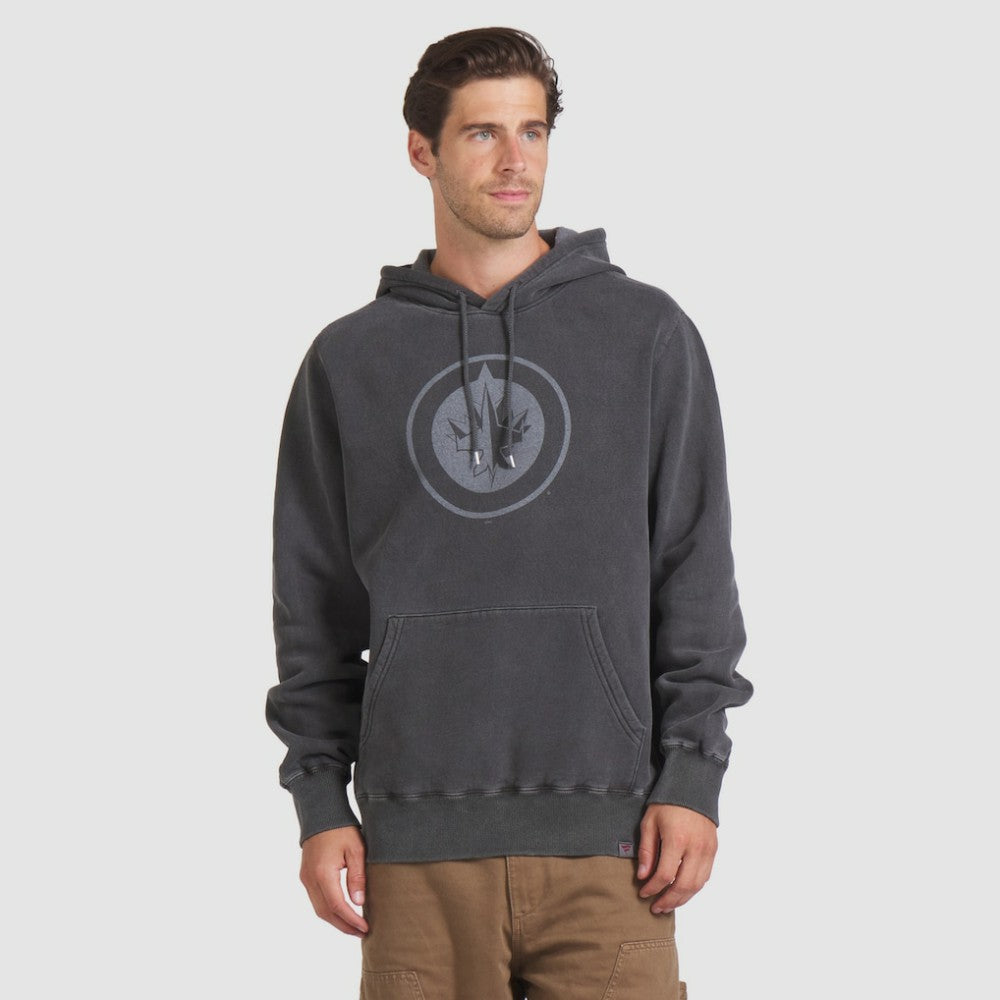 Winnipeg Jets Fanatics Made in Canada Pullover Hoodie - Black - NHL