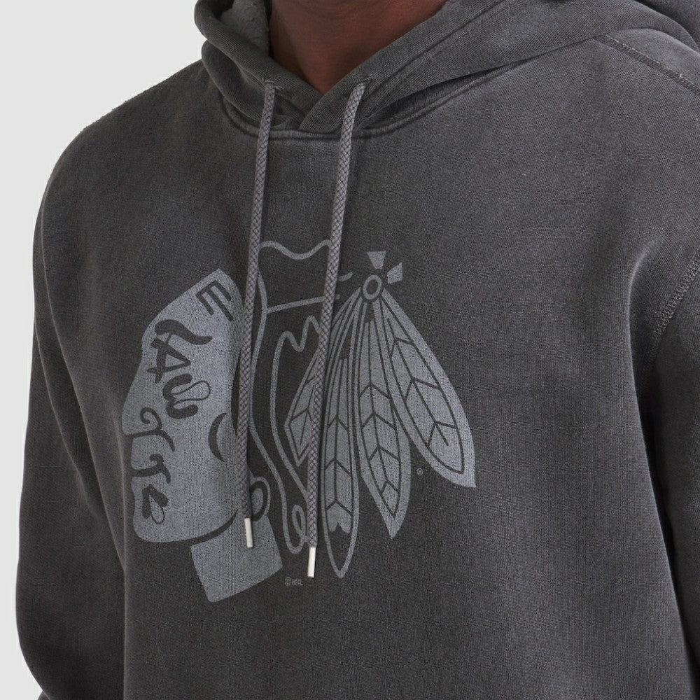 Chicago Blackhawks Fanatics Made in Canada Pullover Hoodie - Black - NHL
