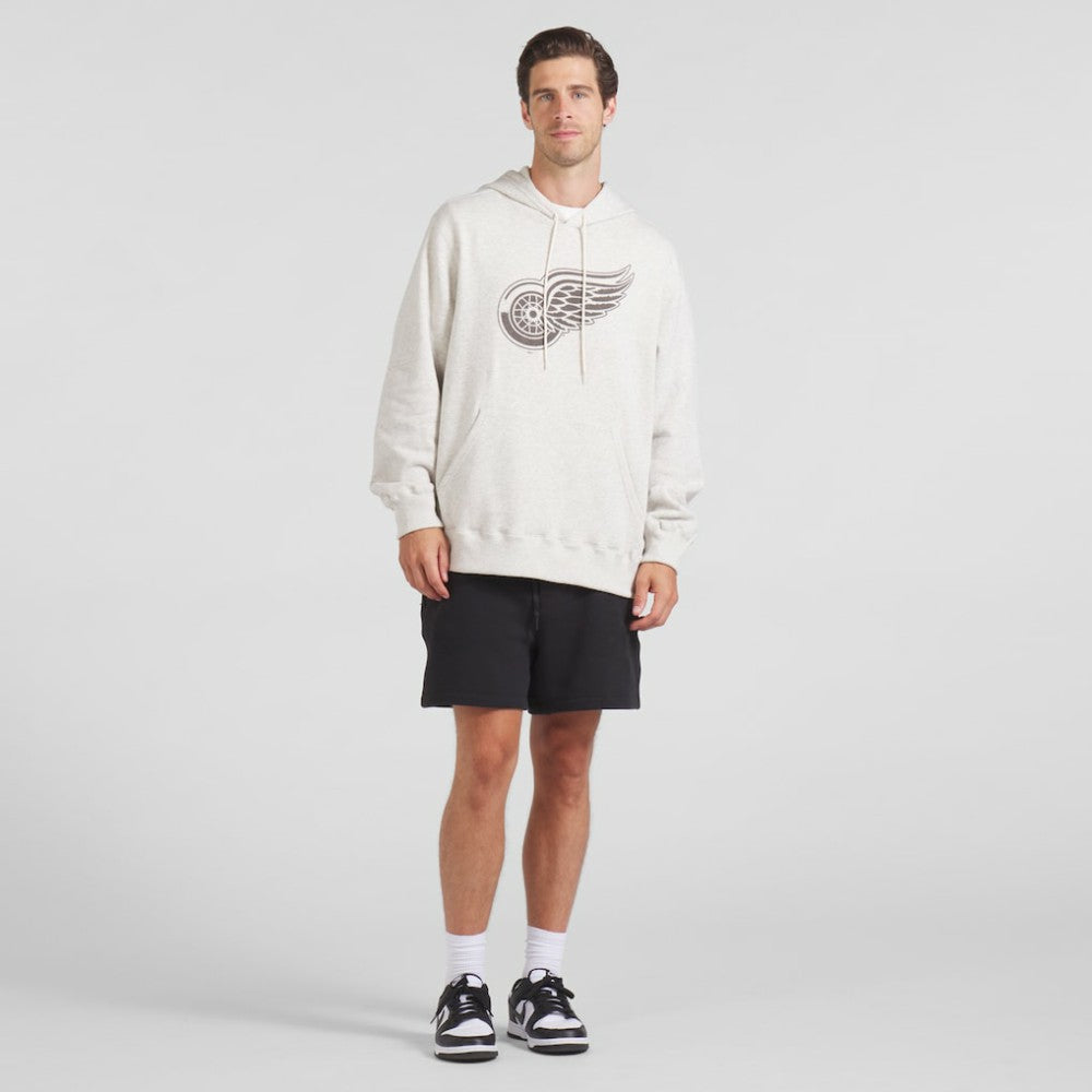 Detroit Red Wings Fanatics Made in Canada Pullover Hoodie - Cream - NHL