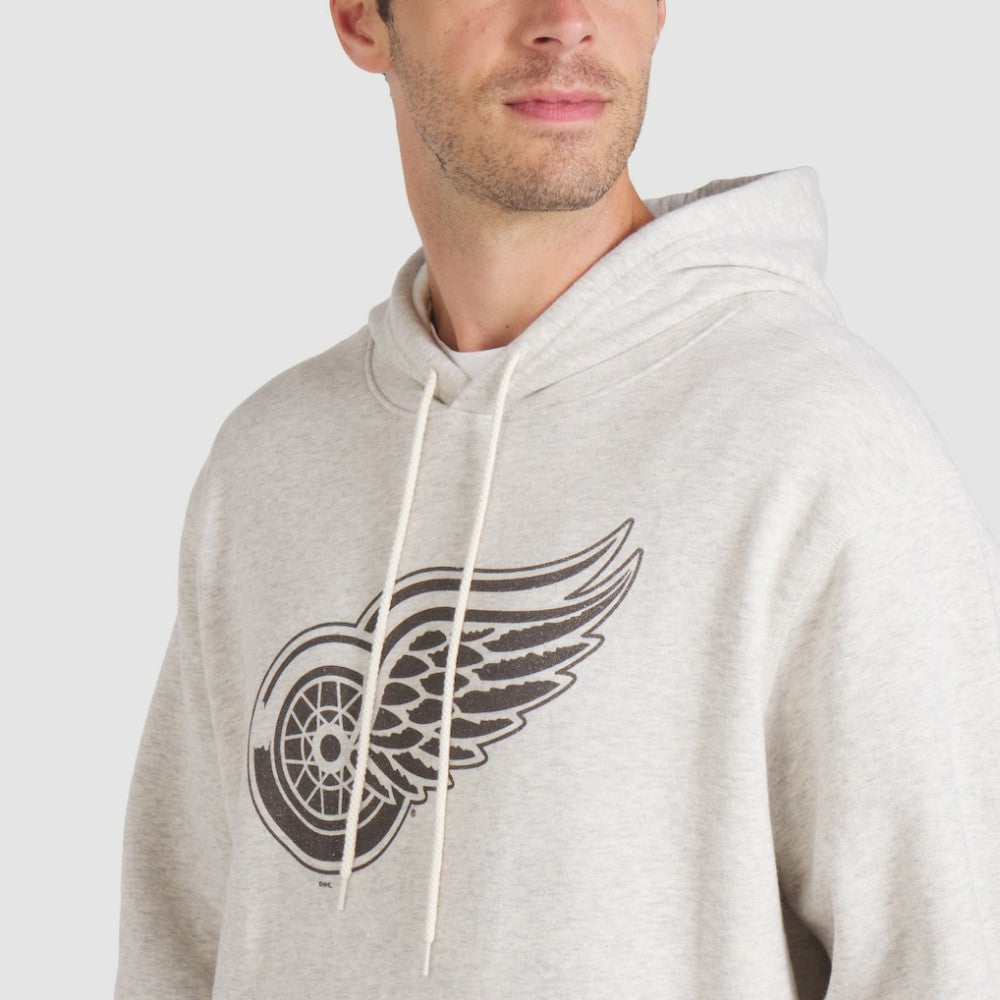 Detroit Red Wings Fanatics Made in Canada Pullover Hoodie - Cream - NHL