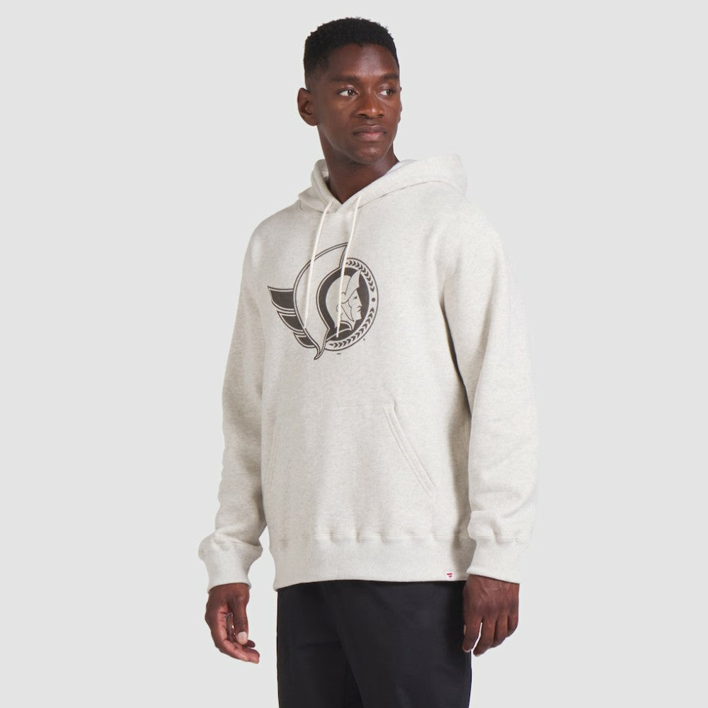 Ottawa Senators Fanatics Made in Canada Pullover Hoodie - Cream - NHL