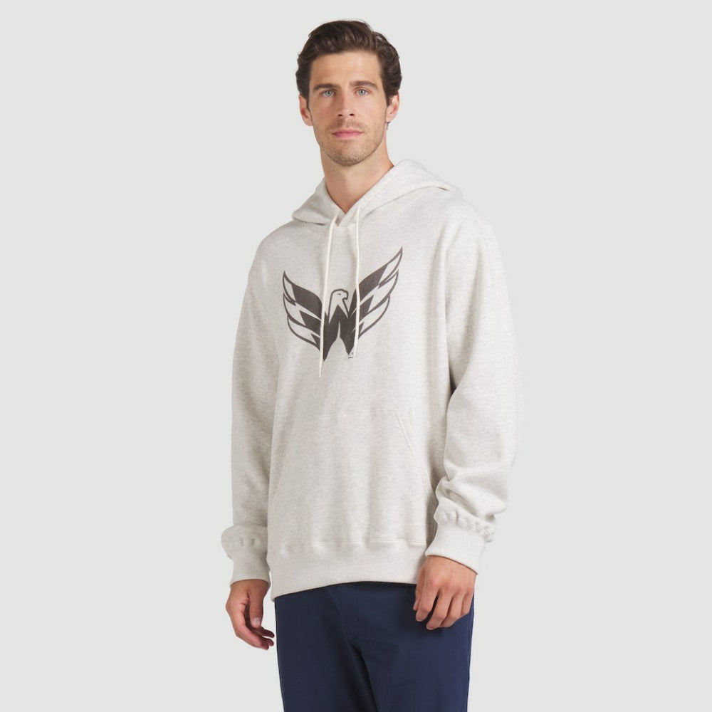 Washington Capitals Fanatics Made in Canada Pullover Hoodie - Cream - NHL