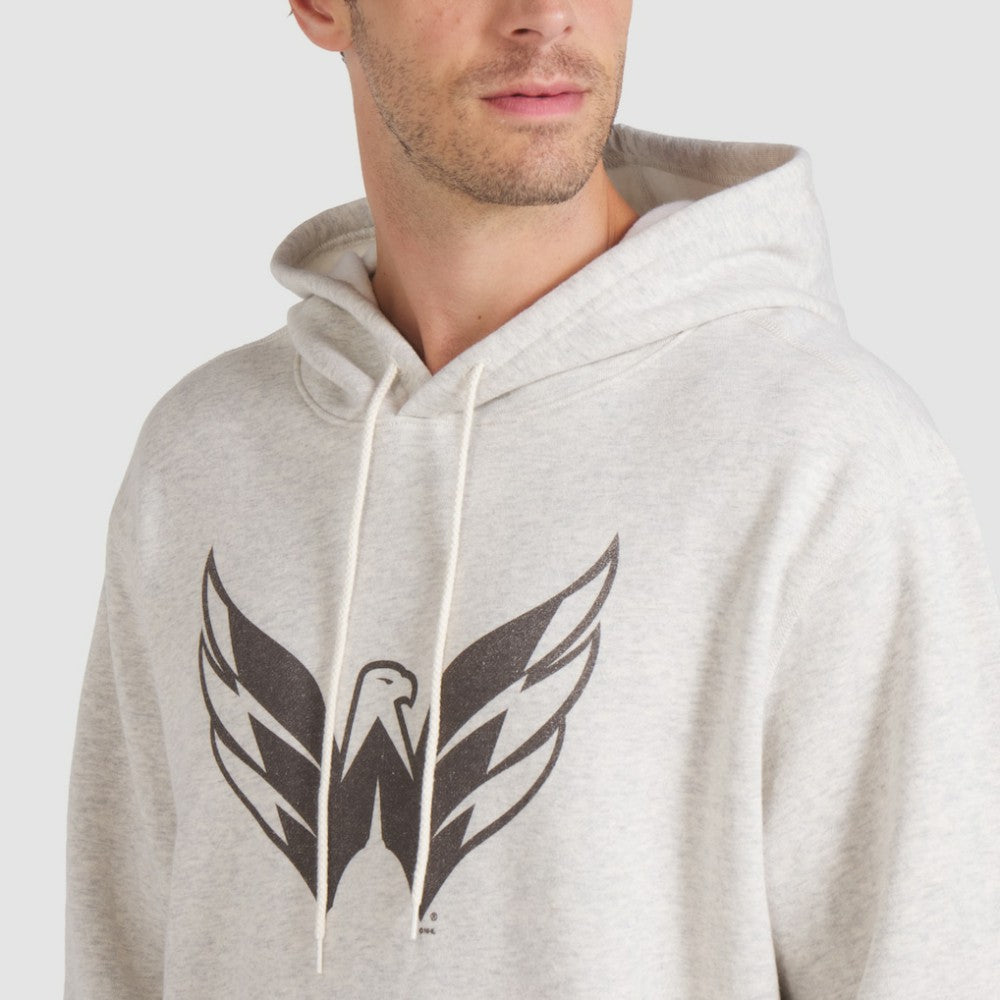 Washington Capitals Fanatics Made in Canada Pullover Hoodie - Cream - NHL