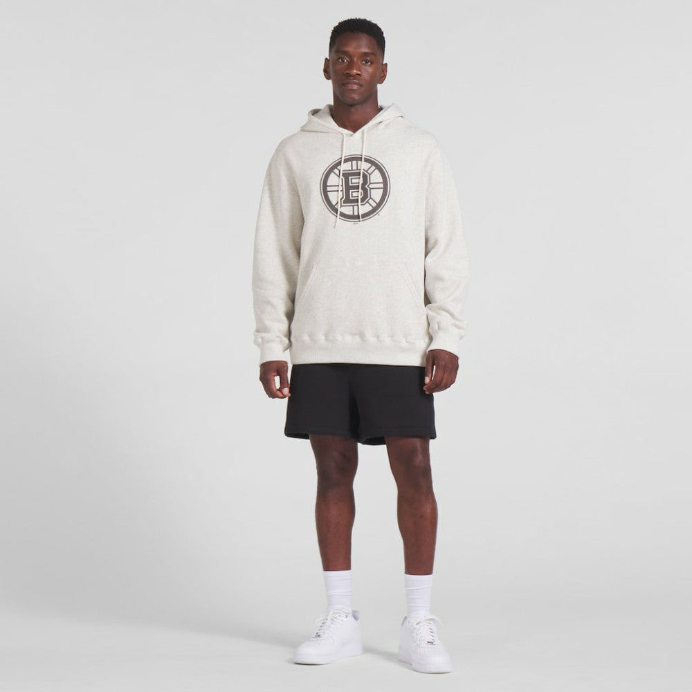 Boston Bruins Fanatics Made in Canada Pullover Hoodie - Cream - NHL