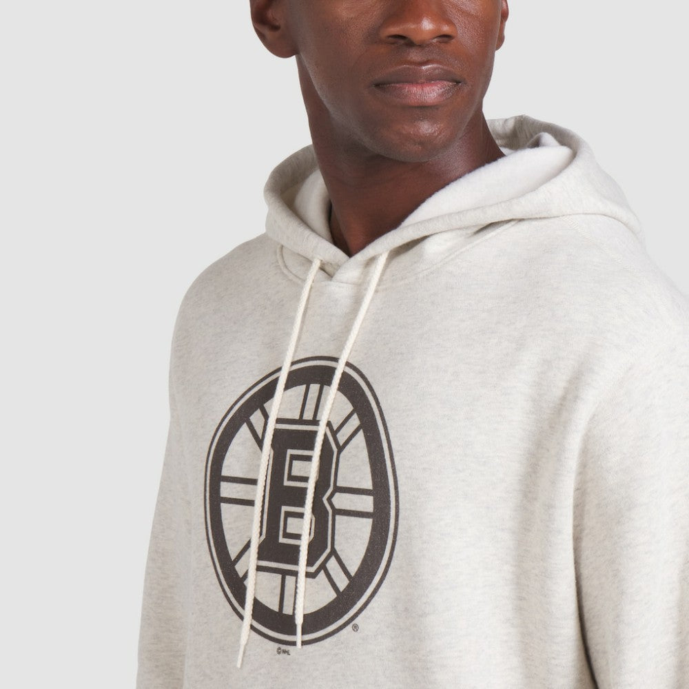 Boston Bruins Fanatics Made in Canada Pullover Hoodie - Cream - NHL